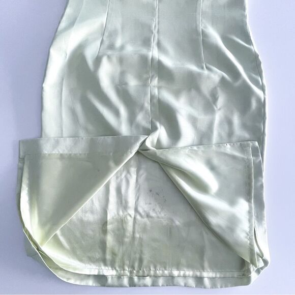 Jacques Vert Sheath Dress Green Black Embroidered Women's 14 Sleeveless - Picture 10 of 13